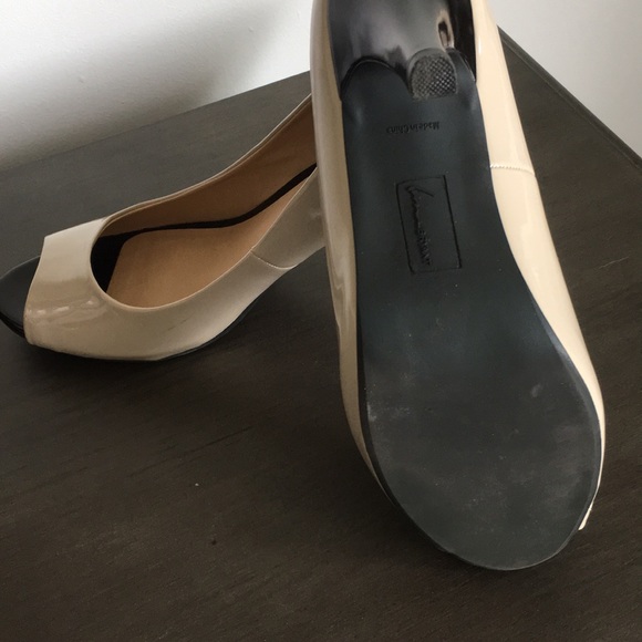 Nude open toe heels - Picture 4 of 6